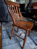 4 Oud Engelse York stoelen, Huis en Inrichting, Stoelen, Ophalen, Gebruikt, Bruin, Vier