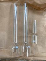 Glaasjes voor olielampen., Ophalen of Verzenden, Gebruikt, Overige materialen, Minder dan 25 cm