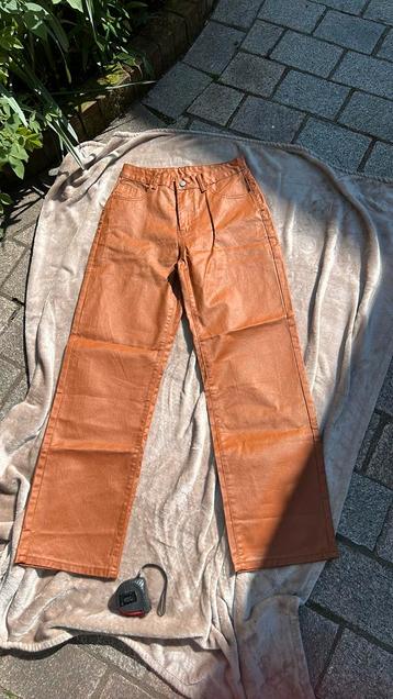 Shein Stoere baggie pantalon S 36 , roest bruin glimt  beschikbaar voor biedingen