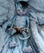 sillicoon reborn avatar meisje, Ophalen of Verzenden, Zo goed als nieuw, Babypop, Levensecht of Reborn