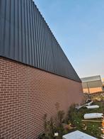 Damwand gevels damwand platen antraciet staal wand beplating, Ophalen of Verzenden