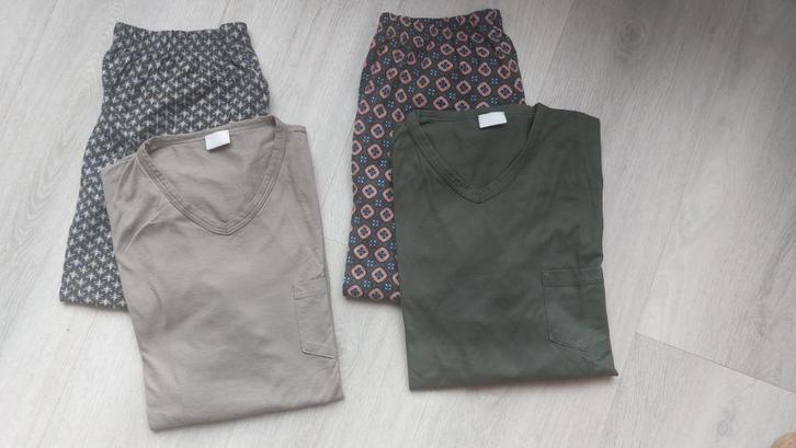 2 zgan heren pyama`s van Mey mt 52.  Set of per stuk, Kleding | Heren, Pyjama's, Zo goed als nieuw, Maat 52/54 (L), Ophalen of Verzenden