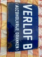 Emaille bord, Ophalen of Verzenden, Gebruikt, Reclamebord