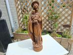 antiek oud beeld maria met kindje jezus, Antiek en Kunst, Antiek | Religie, Ophalen of Verzenden