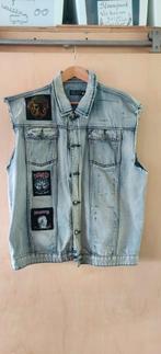 Hardrock Graspop spijkerjas patch emp XXL Metallica Motörhea, Ophalen of Verzenden, Zo goed als nieuw, Overige maten, Blauw