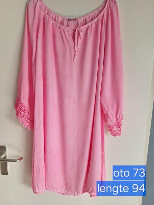 nieuw! Super mooi roze tuniek. maat 48/50, Kleding | Dames, Grote Maten, Nieuw, Blouse of Tuniek, Roze, Ophalen of Verzenden