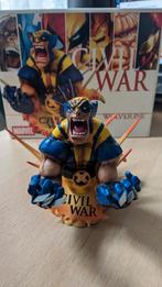 Marvel Civil War Wolverine Mini bust Diamond Select 2007, Verzamelen, Poppetjes en Figuurtjes, Ophalen of Verzenden, Zo goed als nieuw