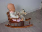 Oud Houten POPPENHOBBELPAARD incl popje, Antiek en Kunst, Ophalen of Verzenden