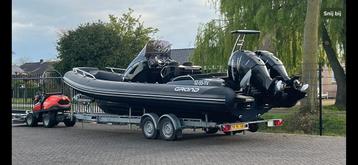 Grand 850 / 2 x 225 mercury / 260 uur / boegschroef / beschikbaar voor biedingen