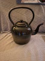Vintage zwarte theepot, Antiek en Kunst, Antiek | Emaille, Ophalen of Verzenden
