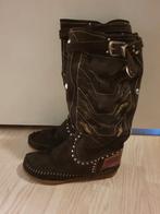 Hoge laarzen Karma of Charme 38,5, Kleding | Dames, Schoenen, Hoge laarzen, Bruin, Verzenden, Zo goed als nieuw