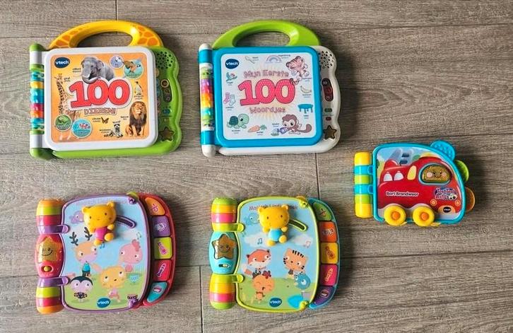 Vtech boekjes 5 stuks, Kinderen en Baby's, Speelgoed | Vtech, Zo goed als nieuw, 6 maanden tot 2 jaar, Ophalen