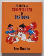 Zo teken je stripfiguren en cartoons - Peter Maddocks, Ophalen of Verzenden, Zo goed als nieuw, Boek of Gids