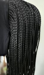 Zwarte Rasta pruik met band 75 cm., Kleding | Dames, Carnaval, Maat 46/48 (XL) of groter, Nieuw, Ophalen of Verzenden