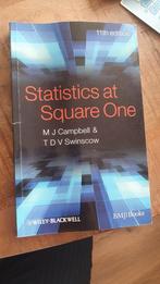 Statistics at square one, Campbell and Swinscow, Boeken, Studieboeken en Cursussen, Beta, Ophalen of Verzenden, Zo goed als nieuw