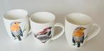 3 mokjes Vogeltjes, Ophalen of Verzenden, Zo goed als nieuw, Overige stijlen, Kop(pen) en/of Schotel(s)
