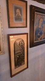 Verschillende schilderijen ( o.a van duisterkijkende nonnen), Ophalen, Minder dan 50 cm, Gebruikt, Hoeksehofstraat 8