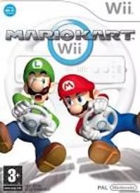 Nintendo Wii Mario kart, Spelcomputers en Games, Games | Nintendo Wii, Zo goed als nieuw, Racen en Vliegen, 3 spelers of meer