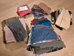 Groot pakket lappen stof (tricot, gebreid, punta, teddy), Overige kleuren, 120 cm of meer, Nieuw, Ophalen of Verzenden