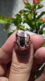 Electroformed Koperen Zwarte Toermalijn ring - NU 34,95 Eur, Verzenden, Mineraal