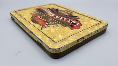 Vossen-Breuers 1950s ontwerp sigarenblik, Verzamelen, Rookartikelen, Aanstekers en Luciferdoosjes, Gebruikt, Tabaksdoos of Verpakking