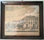 Schilderijtje van de visbanken in delft, Antiek en Kunst, Ophalen of Verzenden