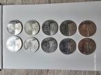 10x Zilveren tien gulden 1995, Postzegels en Munten, Munten | Nederland, Ophalen of Verzenden, Koningin Beatrix, 10 gulden, Zilver