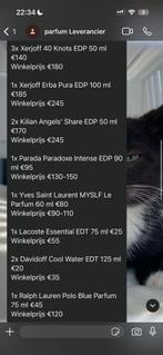 Parfum Groothandel - Hoge Kwaliteit & Scherpe Prijzen, Ophalen, Nieuw