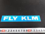 sticker FLY KLM   Luchtvaart, Ophalen, Zo goed als nieuw, Bedrijf of Vereniging