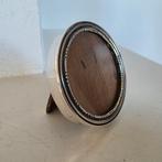 Klein Rond Antiek Zilveren Fotolijstje 5,8 cm. Meestert.  NN, Ophalen of Verzenden, Zilver
