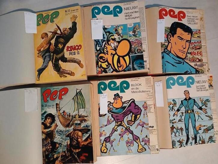PEP stripweekblad jaren '69 _'70_ '71, ingebonden., Boeken, Strips | Comics, Gelezen, Meerdere comics, Europa, Ophalen of Verzenden