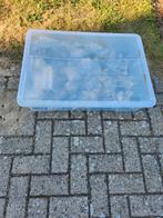 Edelstenen fossielen verzameling ca 200 items, Doe-het-zelf en Verbouw, Kratten en Dozen, Doos, Minder dan 35 cm, Ophalen of Verzenden