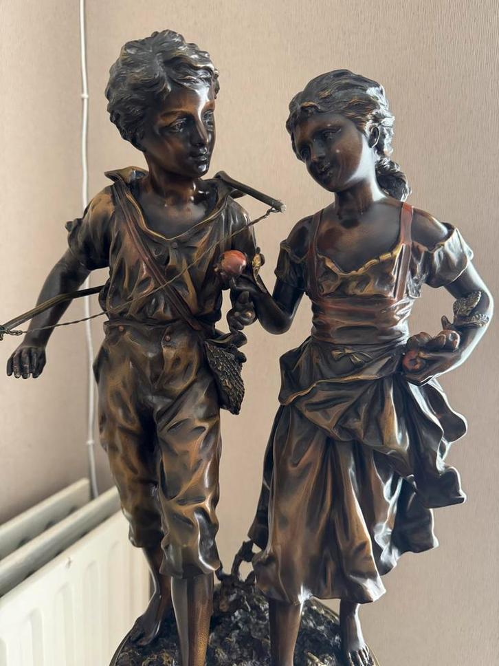 Rancoulet - Antiek  Beeld, Antiek en Kunst, Kunst | Beelden en Houtsnijwerken, Ophalen of Verzenden