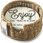 Riviera Maison Onderzetters - Nieuw!, Ophalen of Verzenden, Nieuw, Glas of Kopje