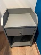 Hauga Ikea nachtkastje grijs, Huis en Inrichting, Ophalen, Zo goed als nieuw, Minder dan 45 cm