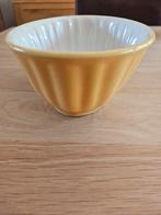 Vintage  puddingvorm geel, Antiek en Kunst, Ophalen of Verzenden