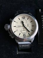 U-Boat Left Hook Chronograph B53-08 limited edition vintage, Overige merken, Staal, Gebruikt, Polshorloge