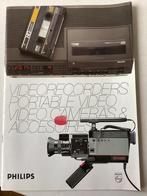 Catalogus Philips Videorecorders, video camera’s (1984), Verzenden, Zo goed als nieuw, Catalogus