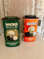2 grote brocante winkel-blikken van Hacks, Verzamelen, Blikken, Ophalen, Gebruikt, Overige