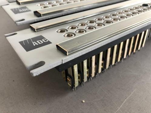 4 x ADC Pro Audio Patchpanels 2 x 24 - Selfcleaning Bantam, Muziek en Instrumenten, Kabels en Stekkers, Gebruikt, Apparatuur, Ophalen of Verzenden