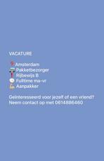 Vacature pakketbezorger man/vrouw, Vacatures, 33 - 40 uur, MBO, Starter, Vast contract