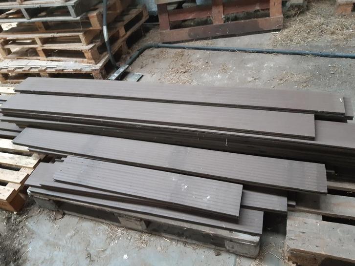 Vlonderplank, terrasvloer , composiet, Tuin en Terras, Terrasdelen en Vlonders, Gebruikt, Composiet, Ophalen