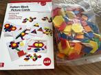 Patroon blokjes, Mozaïek, geometrische puzzel, montessori, Ophalen of Verzenden, 500 t/m 1500 stukjes