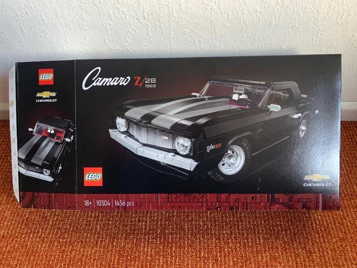 Lego doos 10304 - Chevrolet Camaro Z28 (zonder inhoud), Kinderen en Baby's, Speelgoed | Duplo en Lego, Ophalen of Verzenden