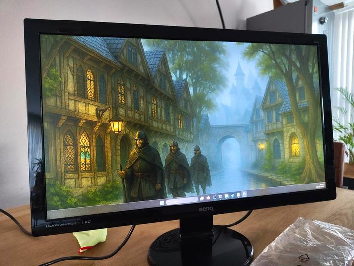 BenQ GW2750HE 27 inch monitor, Computers en Software, Monitoren, Gebruikt, 60 Hz of minder, DVI, HDMI, VGA, Ingebouwde speakers