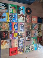 Verzameling lp + singles + vinyl platenkoffer vintage, Ophalen of Verzenden, Gebruikt, Overige formaten