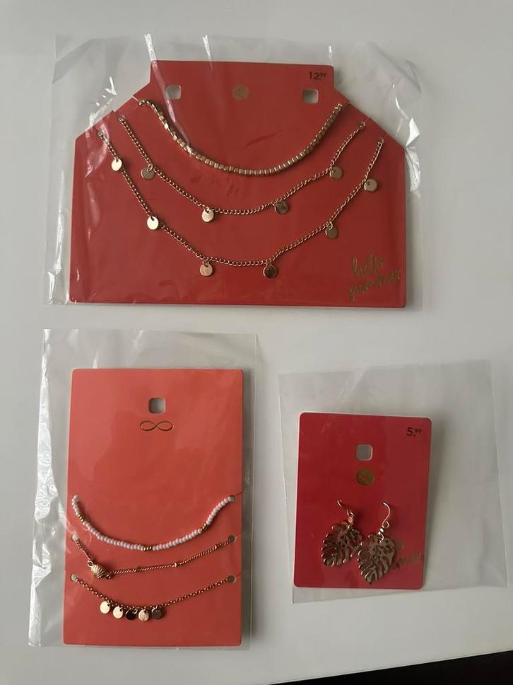 Nieuwe sieraden set, Sieraden, Tassen en Uiterlijk, Kettingen, Nieuw, Ophalen of Verzenden