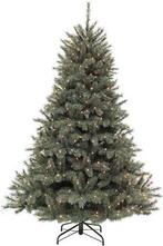 Kunstkerstboom (incl. verlichting) Romagne Blauw 185cm, Diversen, Ophalen, Zo goed als nieuw