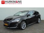 Ford Focus 1.0 HYBRID 125PK VIGNALE PANODAK LEER ENZ, Auto's, Ford, Focus, Gebruikt, Zwart, 19 km/l