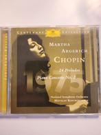 Martha Argerich - Chopin Preludes & Piano Concerto No. 2, Ophalen of Verzenden, Romantiek, Zo goed als nieuw, Orkest of Ballet